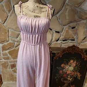 Rolla Coster Pink shoulder tied Romper